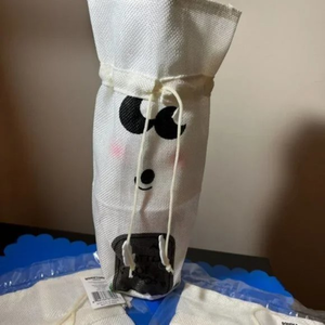 Ghost "Bottle of Boos" Wine Bags and Halloween Gel Clings New‎ (hol.x) (TWO)